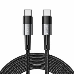 Tech-Protect UltraBoost Evo vevd USB-C kabel 100W PD ladekabel - Svart - 3m