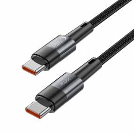  Tech-Protect UltraBoost Evo vevd USB-C kabel 100W PD ladekabel - Svart - 3m