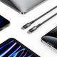 Tech-Protect UltraBoost Evo vevd USB-C kabel 100W PD ladekabel - Svart - 3m