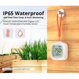  Sonoff Zigbee LCD temperatur- og fuktighetssensor (SNZB-02D)
