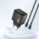 Dudao 65W GaN 4-porter PD-lader - 2x USB-C / 2x USB - Hvit