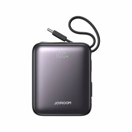  Joyroom powerbank med Lightning og USB-C kabler - 10.000mAh - 30W PD - Svart