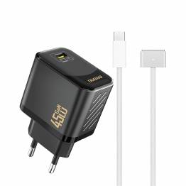 Dudao 65W GaN 4-porter PD-lader - 2x USB-C / 2x USB - Hvit