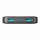 Joyroom powerbank med 2x USB-A & 1x USB-C - 10.000mAh - QC PD - Sort