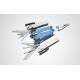 NexTool Sailor Pro multitool 14-i-1 med 9 bits - Blå