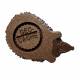 Pinnsvin geocache beholder med plass til logrull - 10cm - 3D printet