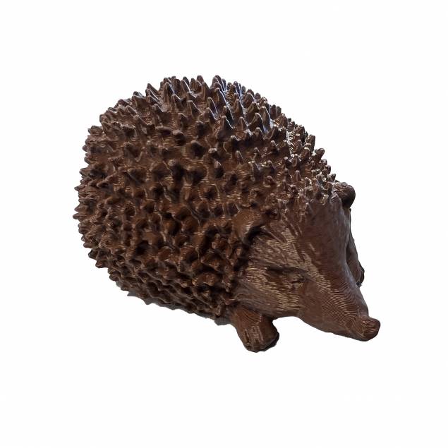 Pinnsvin geocache beholder med plass til logrull - 10cm - 3D printet Pinnsvin geocache beholder med plass til logrull - 10cm - 3D printet