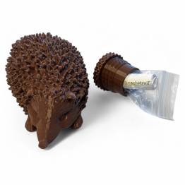  Pinnsvin geocache beholder med plass til logrull - 10cm - 3D printet