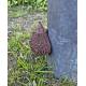Pinnsvin geocache beholder med plass til logrull - 10cm - 3D printet