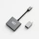 USB-C HDMI-dokk og USB-C til USB-adapter