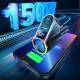 Joyroom 4-i-1 kraftfull billader 1x USB-A, 2x USB-C & 12V uttak - PD QC - 150W