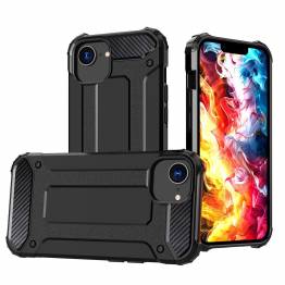 Ekstra beskyttende iPhone 16e Hybrid Armor deksel - Sort