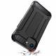 Ekstra beskyttende iPhone 16e Hybrid Armor deksel - Sort