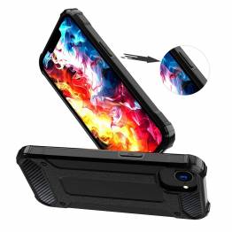  Ekstra beskyttende iPhone 16e Hybrid Armor deksel - Sort