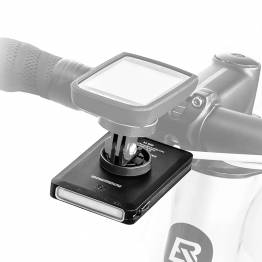 2-i-1 sykkellykt og powerbank m 2-i-1 kabel og Garmin festebrakett - 5000mAh - 150lm