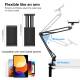 Puluz iPhone/iPad holder til bord og seng - 4"-11"
