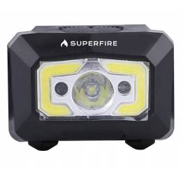  Superfire X30 oppladbar og vanntett hodelykt med håndfri sensor - 340lm