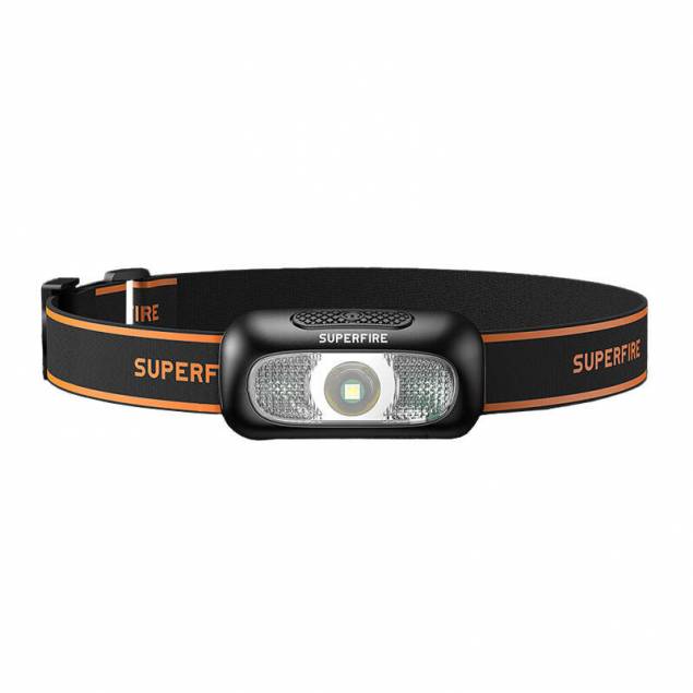 Superfire HL05-D oppladbar og vanntett hodelykt - 110lm
