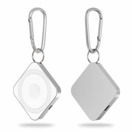  Pocket-size 3-i-1 Qi trådløs lader - sølv