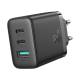 Joyroom 3-port lader med 2x USB-C og 1x USB-A - QC+PD - 32W