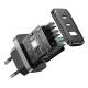 Joyroom 3-port lader med 2x USB-C og 1x USB-A - QC+PD - 32W