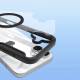 DUX DUCIS iPhone 16 MagSafe deksel med RFID kortplass og klaff - Klar/Svart