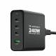 Wozinsky 65W GaN PD-lader med 2x USB-C og 1x USB-A porter