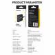 Wozinsky 65W GaN PD-lader med 2x USB-C og 1x USB-A porter