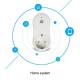 Smart strømkontakt med WiFi for Alexa og Google Home
