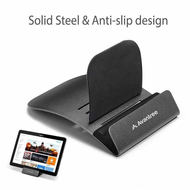 Avantree stasjonær stativ til iPad Mackabler.no fra Avantree iPad stands gjør skrivebordet mer Shakers! Mackabler.no