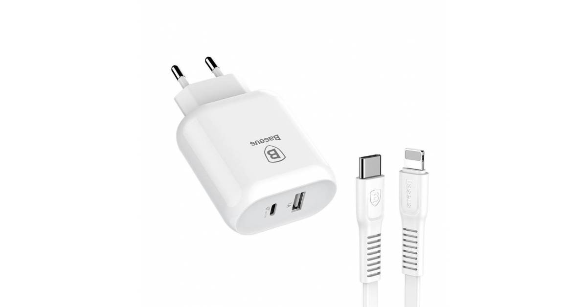 Baseus Bojure 32W USB C oplader Mackabler.no fra Baseus Baseus iPhoneiPad USB lader Mackabler.no fra Baseus
