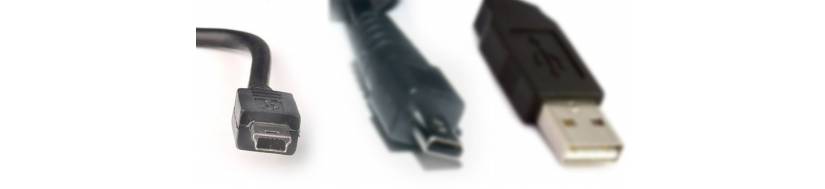Mini USB-kontakter og kabler